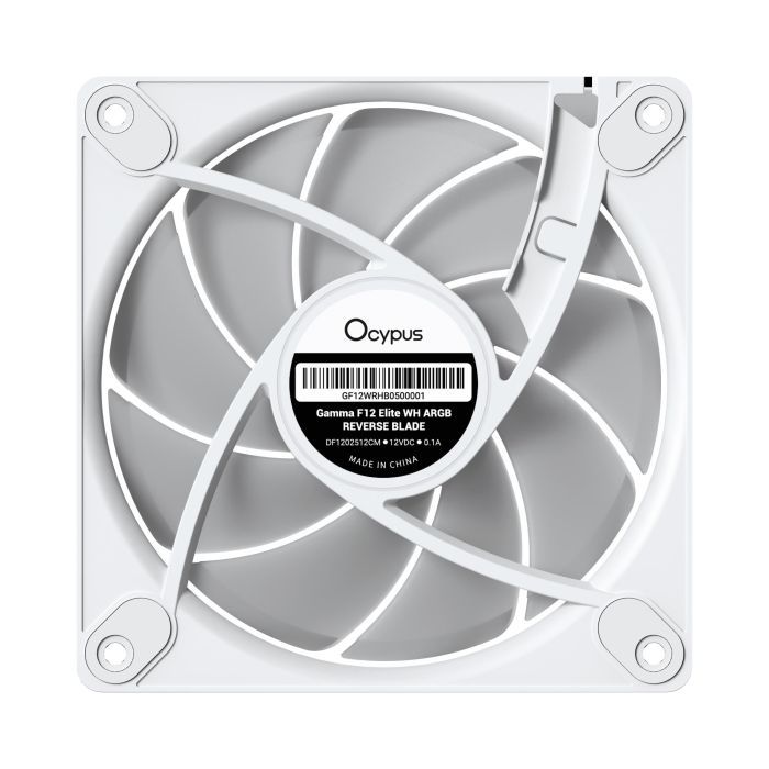 Кулер до корпусу OCYPUS GAMMA F12 ELITE WH A (GAMMA-F12-WH3AM01E-GL) зображення 7