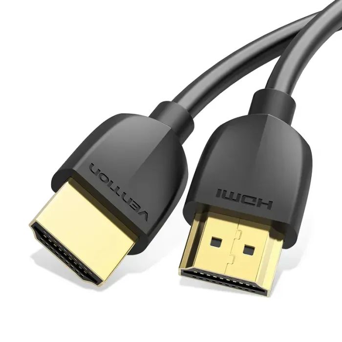 Кабель мультимедийный HDMI M to HDMI M 0.5m 4K60Hz black Vention (AAIBD)