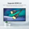 Кабель мультимедийный HDMI M to HDMI M 0.5m 4K60Hz black Vention (AAIBD) изображение 6