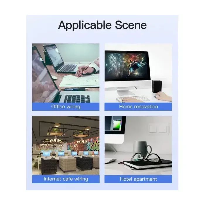 Патч-корд 3м, FTP cat 7 RJ-45 black Vention (ICABI) изображение 12