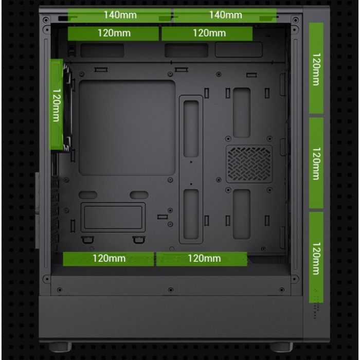 Корпус для ПК Gamemax AERIS 330 MB зображення 12