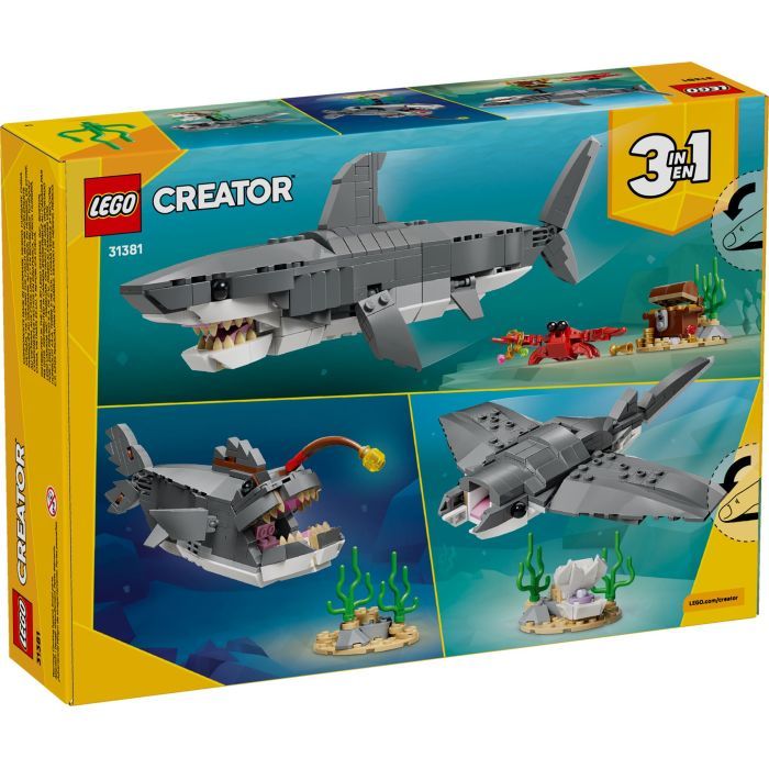 Конструктор LEGO Creator Лютая акула со сундуком сокровищ (31381) изображение 10