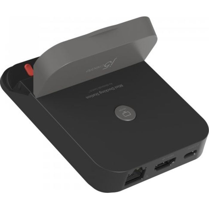 Порт-реплікатор J5create Dock-Station Nintendo Switch (HDMI/PD/USB-A/USB-C/LAN) (JCD620-N) зображення 3
