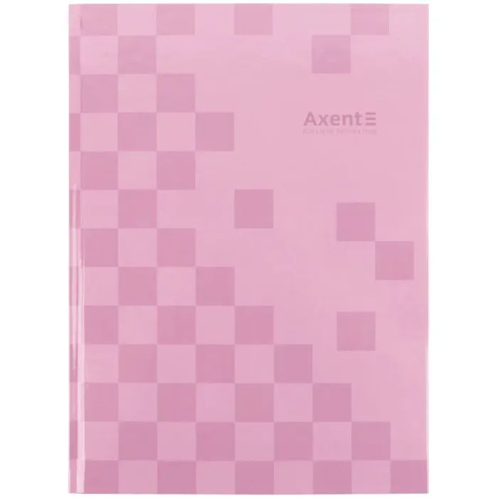 Книга записна Axent A4 Mosaic, 96 аркушів клітинка, рожевий (8427-3-A)