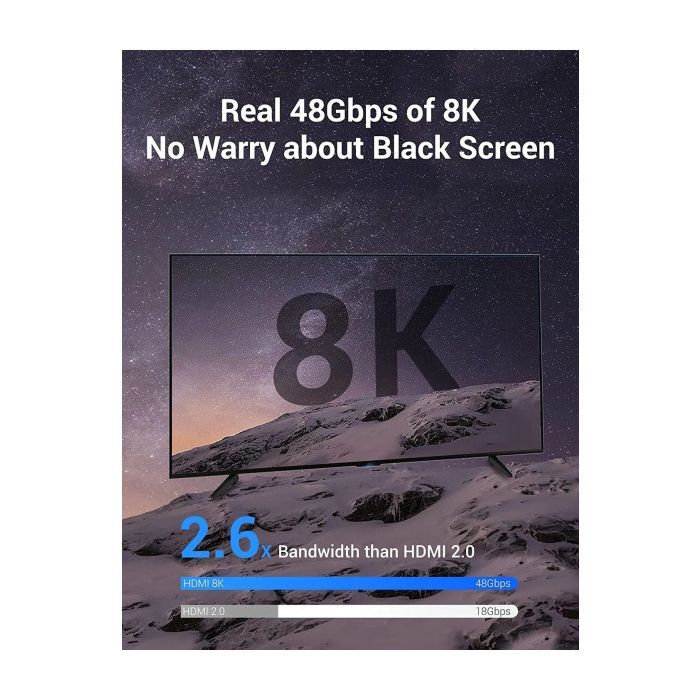 Кабель мультимедійний HDMI M to HDMI M 1.5m V2.1 8K 60Hz blue Vention (ALGLG) зображення 4