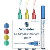 Набор маркеров Schneider металлик Paint-It 0,8 мм 4 шт (ML01011502) изображение 4