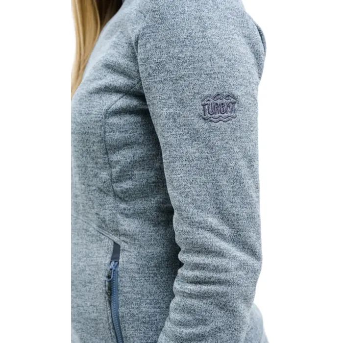 Кофта Turbat Porto 2 Ukrainer Wmn grey melange - S - сірий (012.004.3285) изображение 4