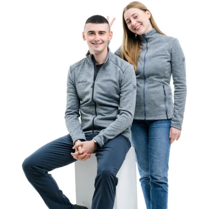 Кофта Turbat Porto 2 Ukrainer Wmn grey melange - S - сірий (012.004.3285) изображение 6