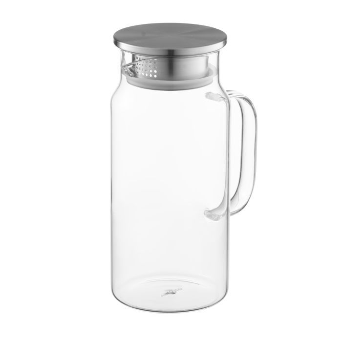 Глечик Ardesto 1200мл, боросилікатне скло, прозорий (AR2612BPG) зображення 2