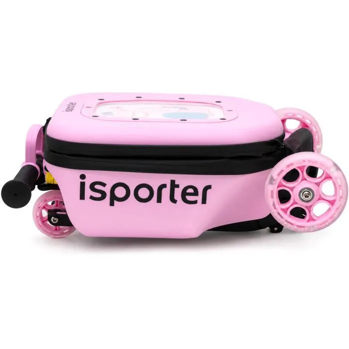 Самокат iSporter Travel 2в1 з валізою рожевий (K3_Pink) зображення 11