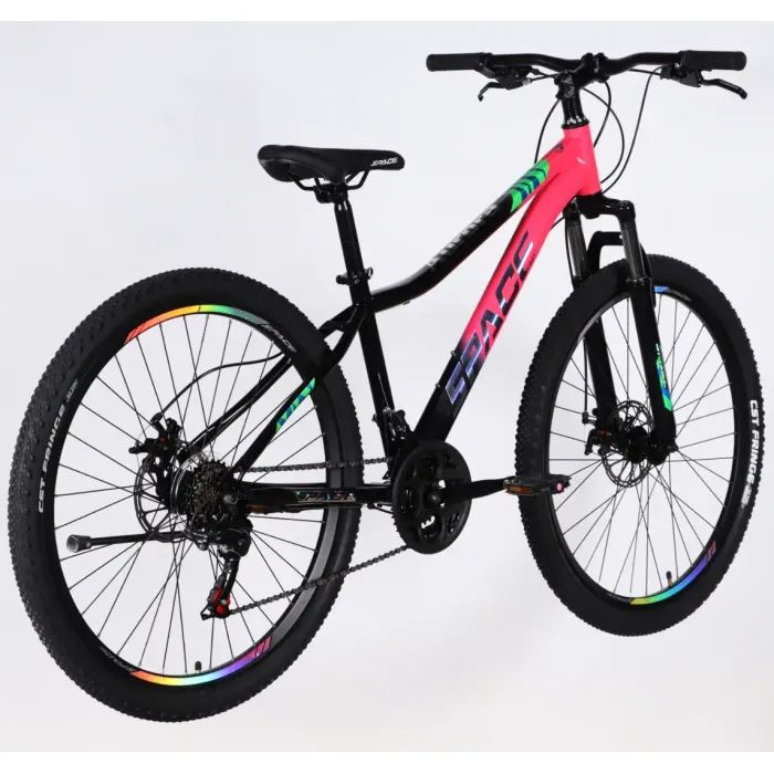 Велосипед Space 27.5" AURORA DD FR рама-15" ST 2026 біло-рожевий (OPS-SP-27.5-092) изображение 3