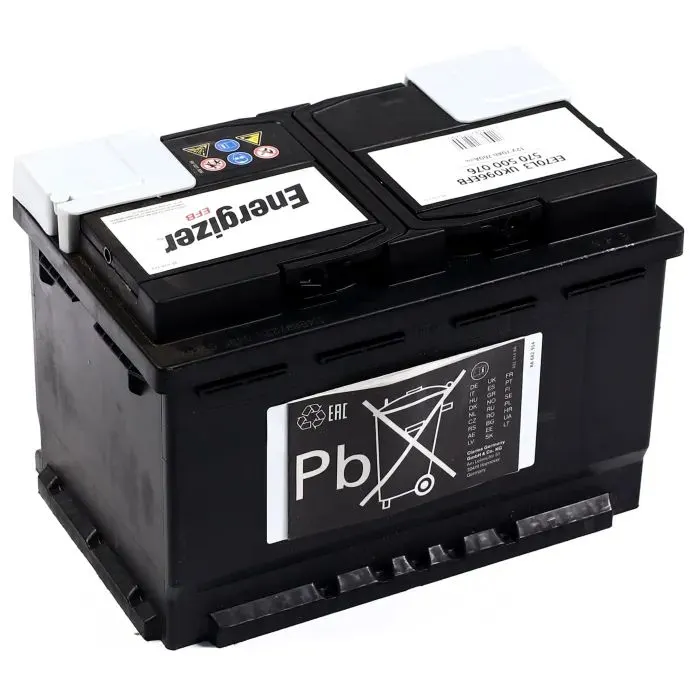Аккумулятор автомобильный Energizer 70Ah-12v EFB R, EN760 (570 500 076) изображение 3