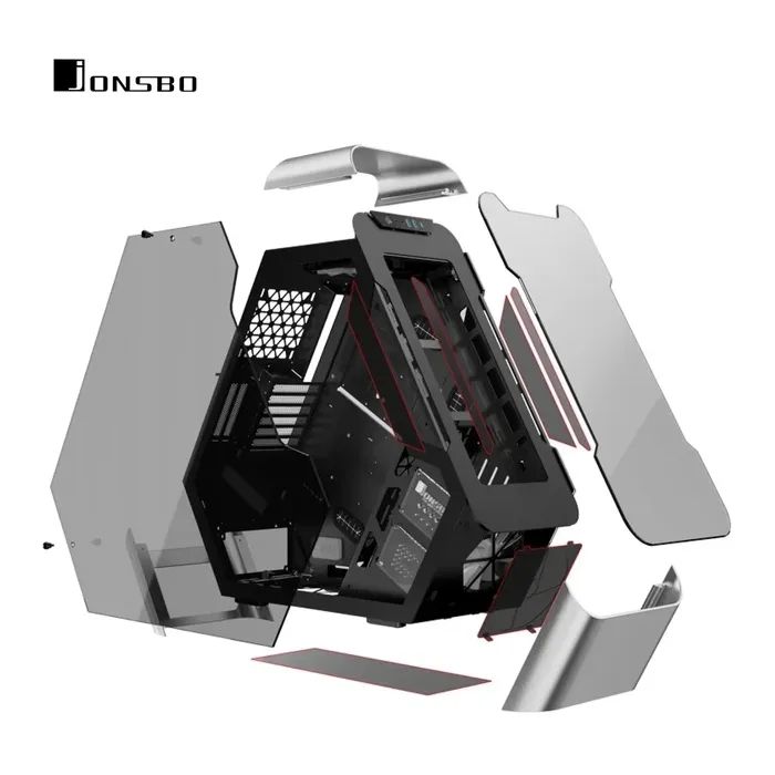Корпус для ПК JONSBO Корпус JONSBO TR03-G Silver (TR03-G Silver) изображение 8
