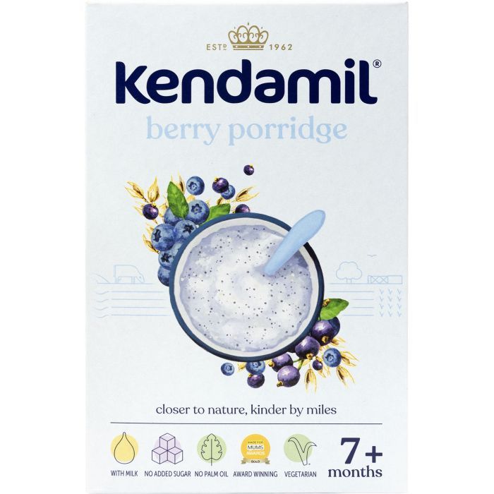 Дитяча каша Kendamil Молочна з ягодами з 7 місяців 150 г (92000151)