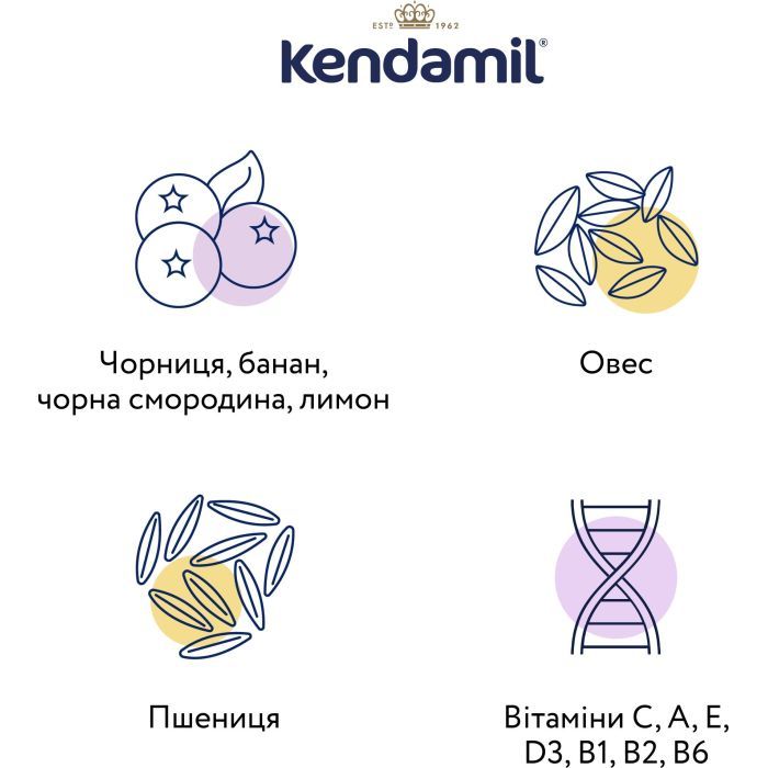 Дитяча каша Kendamil Молочна з ягодами з 7 місяців 150 г (92000151) зображення 5