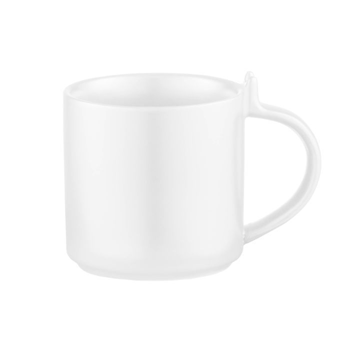 Комплект посуду Ardesto чашка з блюдцем, 250мл, порцеляна, білий (AR3073WS) зображення 3