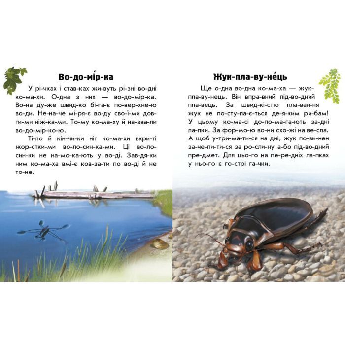 Книга Читаю про Україну. Тварини річок та морів - Ю.В. Каспарова Ранок (9786170981394) изображение 3