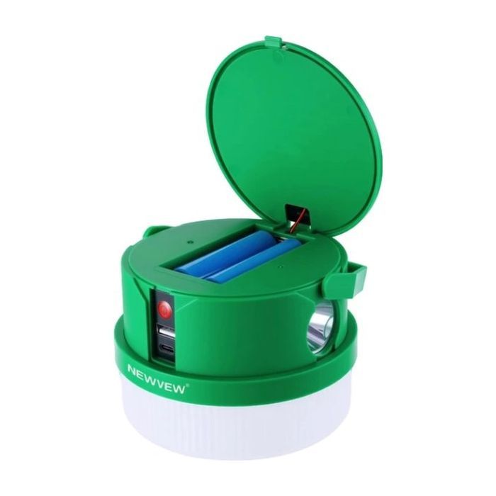 Фонарь NEWVEW NV-E972 50W Solar Panel 2400mAh Green (NWVW-NV-E972-GN) изображение 3