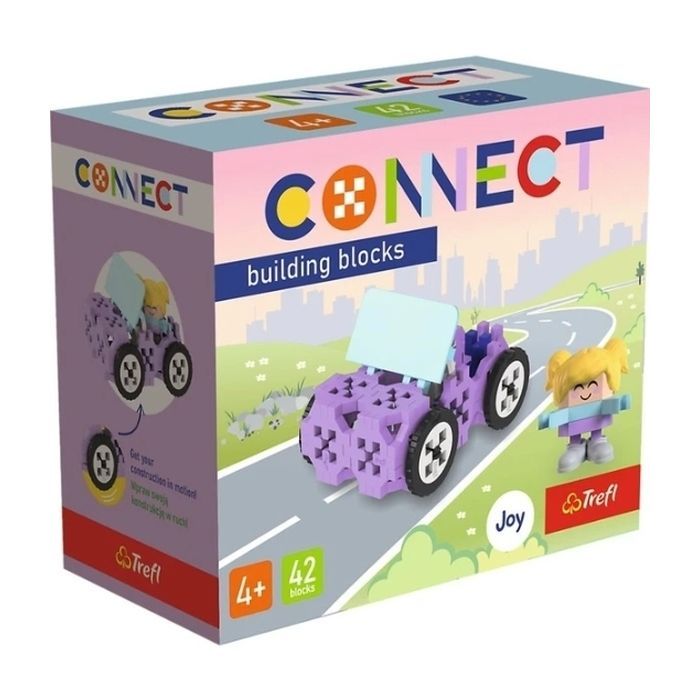 Конструктор Trefl Connect Машина 42 детали (5900511620436)