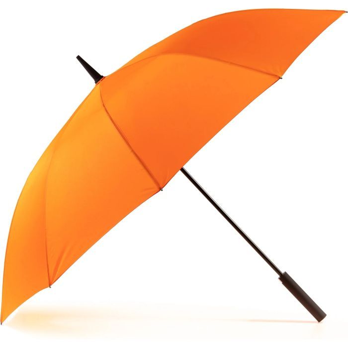 Зонт Krago тростина Soft Orange з ручкою із гумовим покриттям (umb-9-004) изображение 2