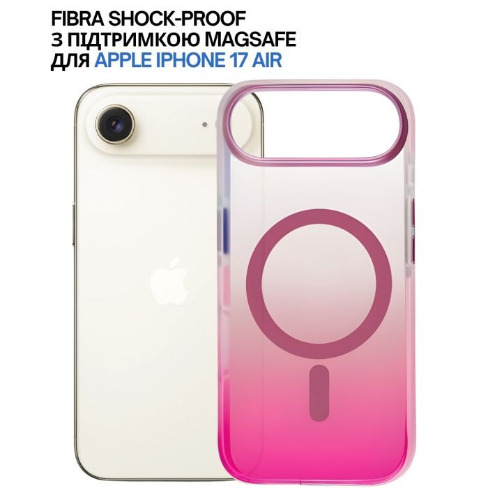 Чехол для мобильного телефона BeCover FIBRA Shock-Proof MagSafe Apple iPhone 17 Air Blue (715451) изображение 6