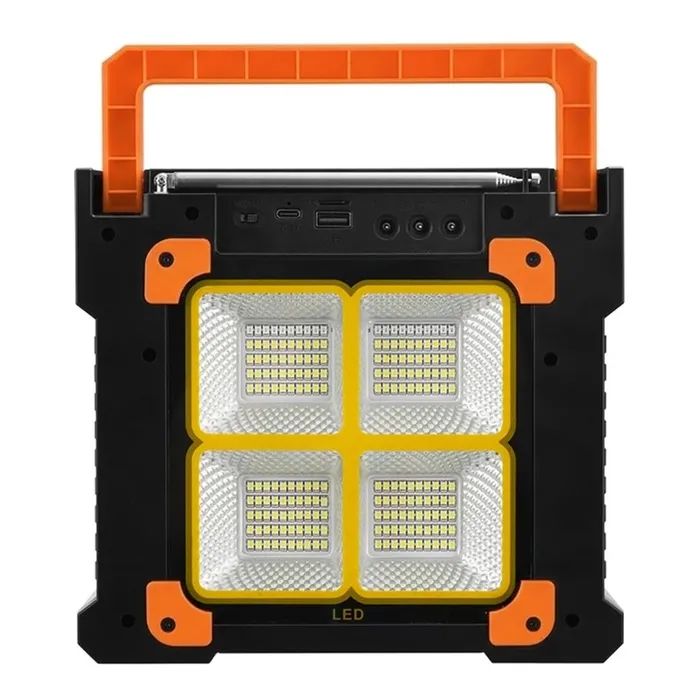 Акустическая система NEWVEW NV-9153 Solar Panel/BT/USB/TF/FM Orange (NWVW-NV-9153-OR) изображение 2