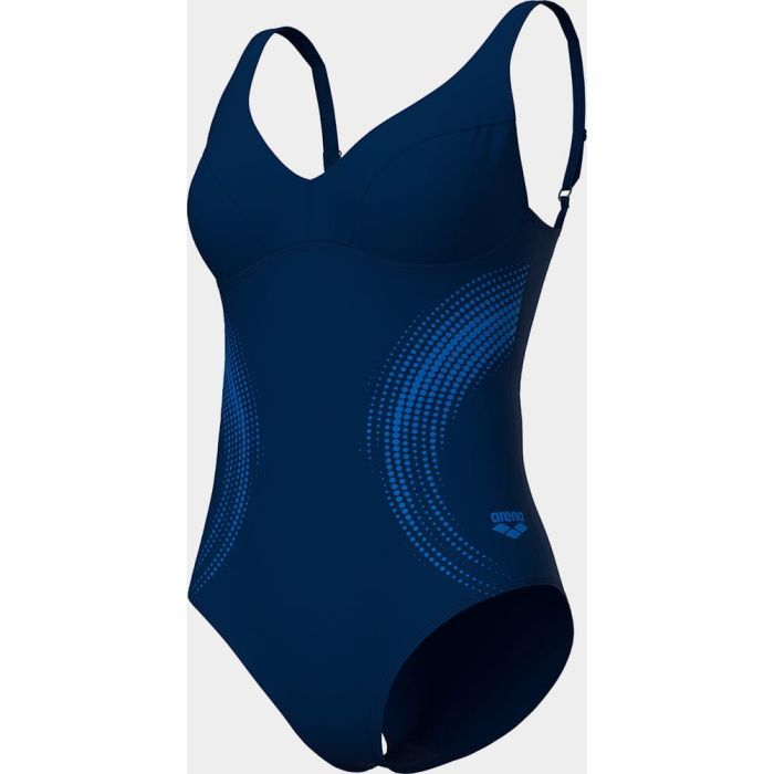 Купальник Arena Shimmering Swimsuit U Back 010810-708 синій 42 (3468337757634) зображення 6