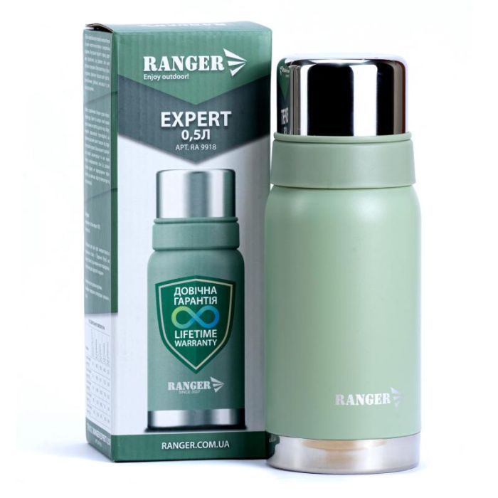 Термос Ranger Expert 0,75 L оливково-сірий (RA9919) изображение 2