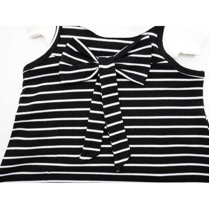 Набор детской одежды POP FASHION с футболкой в полоску (7492-98G-black) изображение 3