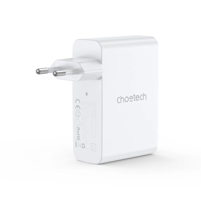 Зарядное устройство Choetech 3xUSB-C + 1xUSB PD100W GaN (PD9002) изображение 3