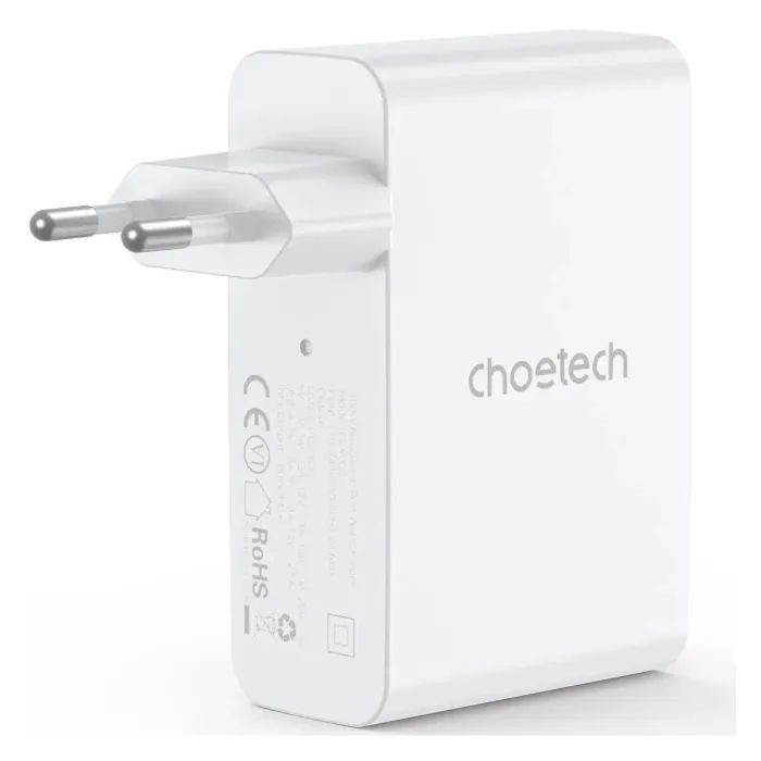 Зарядное устройство Choetech 3xUSB-C + 1xUSB PD100W GaN (PD9002) изображение 3