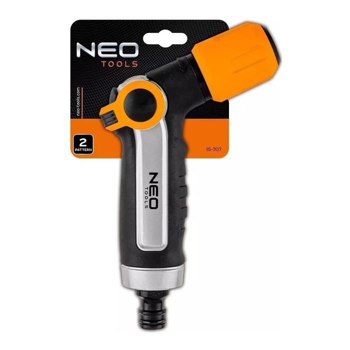 Пистолет для полива Neo Tools CLICK, пистолетный, 2 функции, 0.242кг (15-707) изображение 8