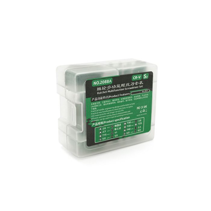 Отвертка Voltronic 18-in-1, стержни, длина держателя 88 mm (YT-18-1)