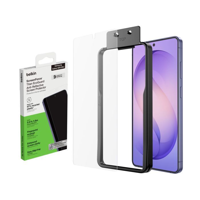Стекло защитное Belkin Titan EcoGuard Samsung Galaxy S26 Ultra (OVB080HQ) изображение 15