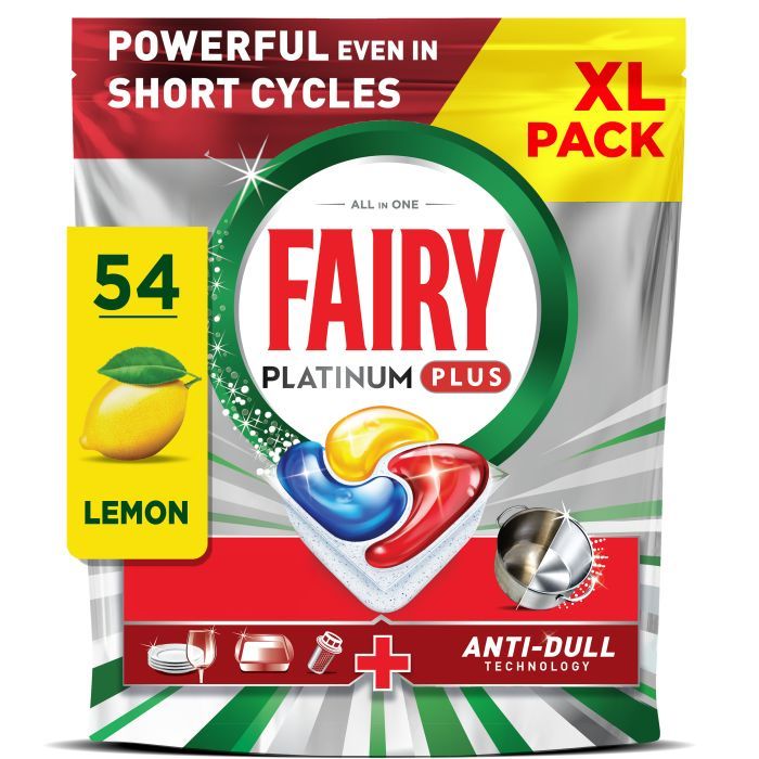 Таблетки для посудомоечных машин Fairy Platinum Plus All in One Lemon 114 шт. (8700216236317)