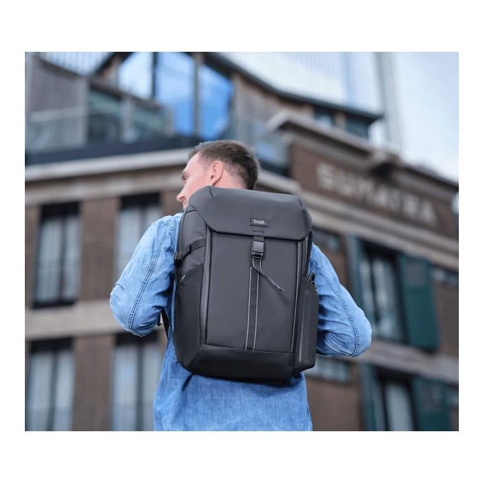 Рюкзак для ноутбука Trust 17", Jersey Travel Black (25669) изображение 12