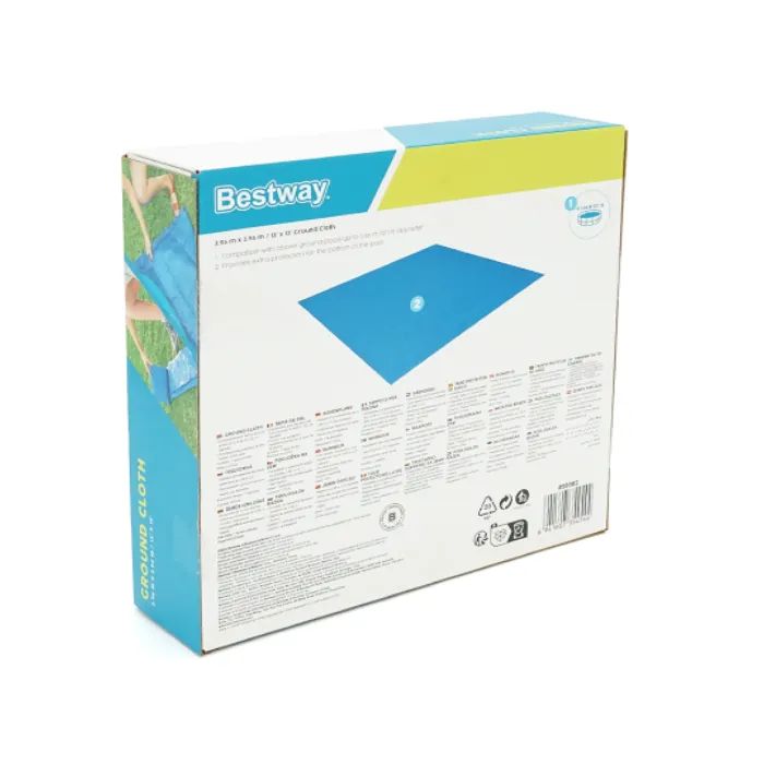 Аксессуар для бассейна BestWay Килимок-підкладка для басейнів 396х396см. 70 г/м2 синій (BW-58002) изображение 4