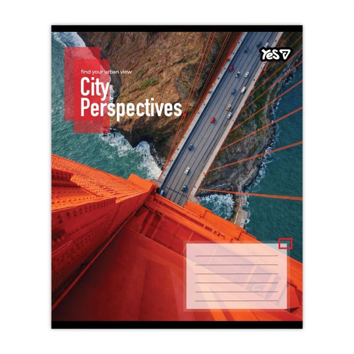 Зошит Yes City perspectives А5 48 аркушів лінія (769078) зображення 2