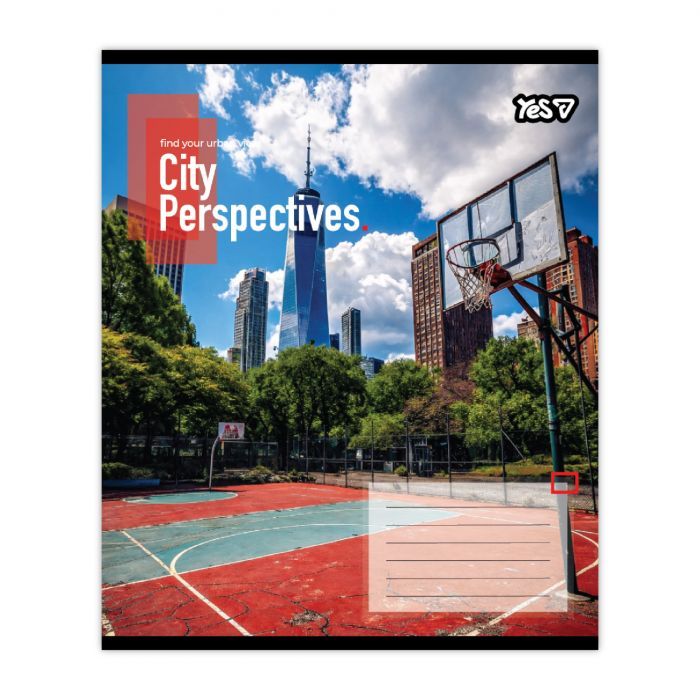 Зошит Yes City perspectives А5 48 аркушів лінія (769078) зображення 4