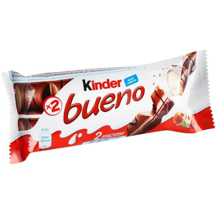 Батончик Kinder шоколадний Bueno 43 г (50023001) зображення 3