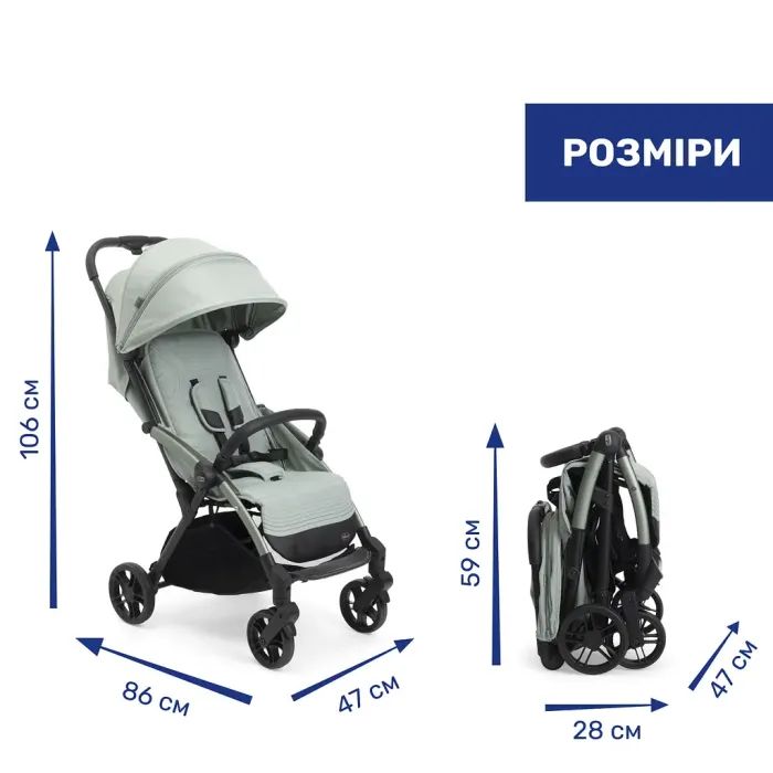 Коляска Chicco Goody Xplus М'ятна (87040.76) изображение 12