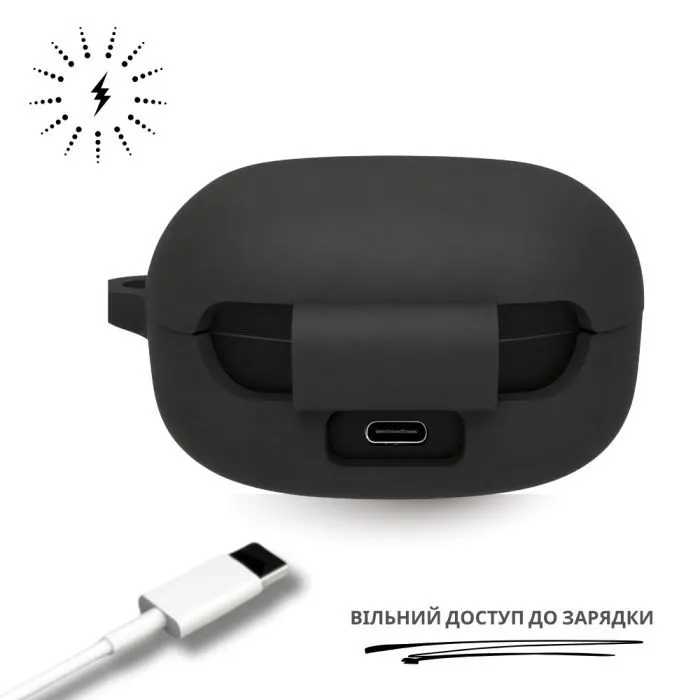 Чехол для наушников BeCover Silicon для Samsung Galaxy Buds Black (715893) изображение 3