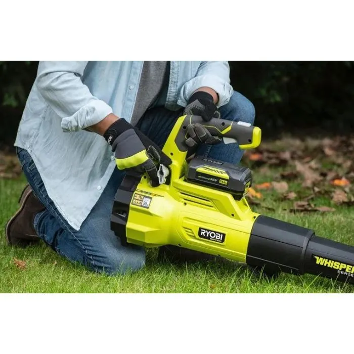 Воздуходувка Ryobi Max Power, RY36BLXA-140P, 36V, 4Ah, ЗУ, 176км/час, 3.5кг (5133005418) изображение 9