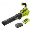 Повітродувка Ryobi Max Power, RY36BLXA-140P, 36V, 4Ah, ЗП, 176км/год, 3.5кг (5133005418)
