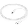Дата кабель USB-C to Lightning 1.0m PD silicone X87 Magic white HOCO (6931474783189) изображение 3