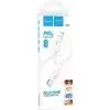 Дата кабель USB-C to Lightning 1.0m PD silicone X87 Magic white HOCO (6931474783189) изображение 4