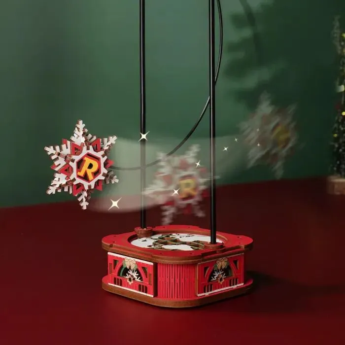 Конструктор Robotime Rokr 3D Санта на лижах (MCD06) изображение 6