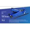 Домкрат Vitol DP-30019, подкатный, гидравлический, 3т, min 130мм, max 410мм, поворотная ручка (DP-30019) изображение 6