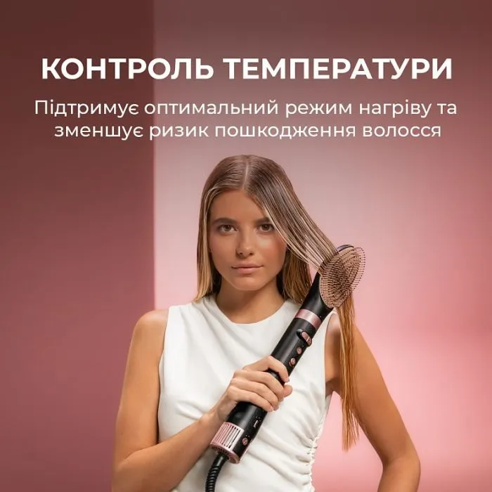 Стайлер Cecotec Bamba CeramicCare 8in1 AirGlisse Gyro Champagne (A01_EU01_112528) зображення 3