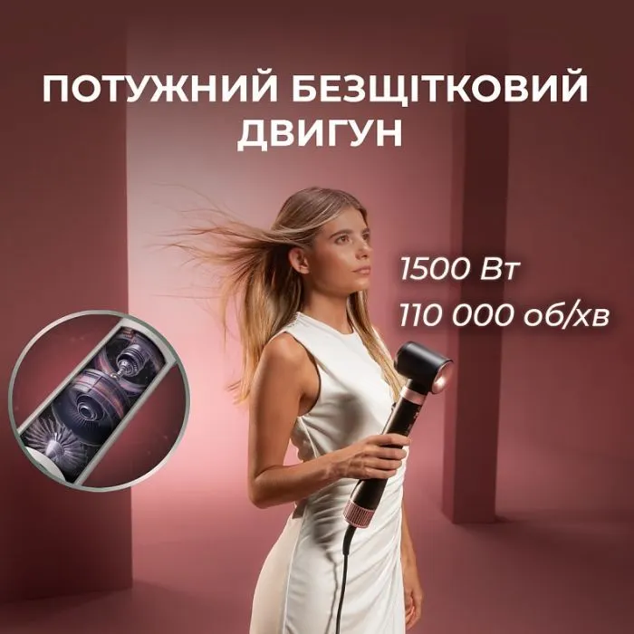 Стайлер Cecotec Bamba CeramicCare 8in1 AirGlisse Gyro Champagne (A01_EU01_112528) зображення 5